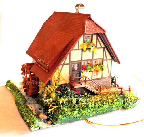 Mühlhaus wassermühle mit - h0,